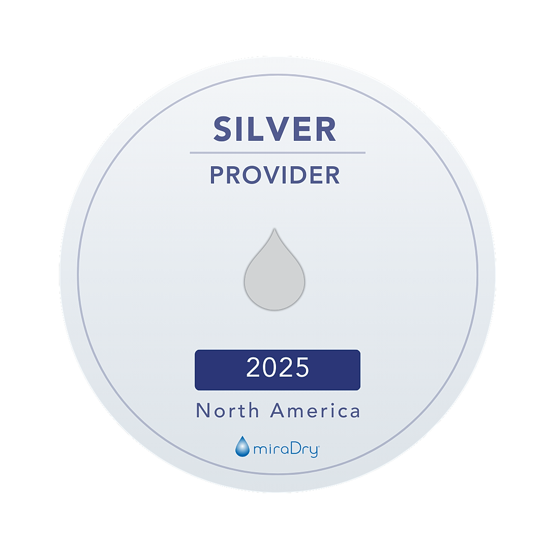 Silver provider badge for miraDry, 2025.