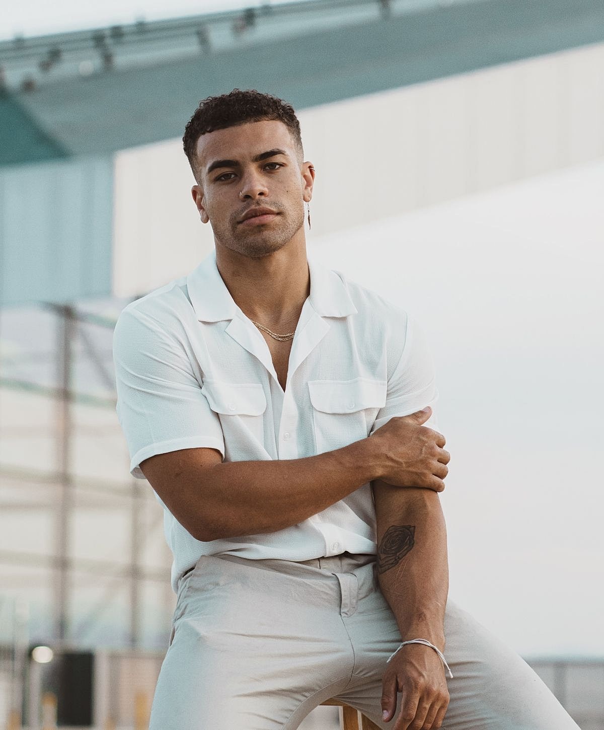 Houston Fat Transfer for Men model with brown hair