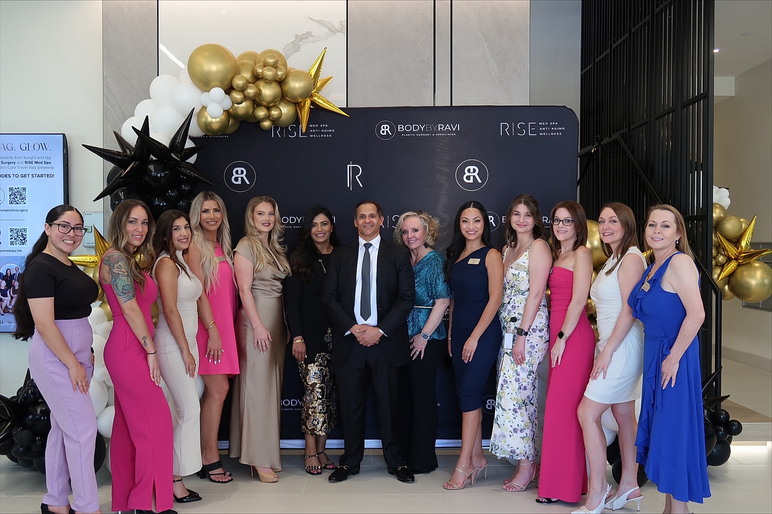 Group photo at Body by Ravi event.