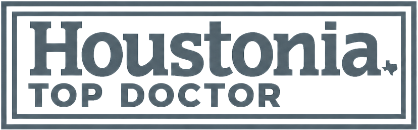 Houstonia Top Doctor logo design.