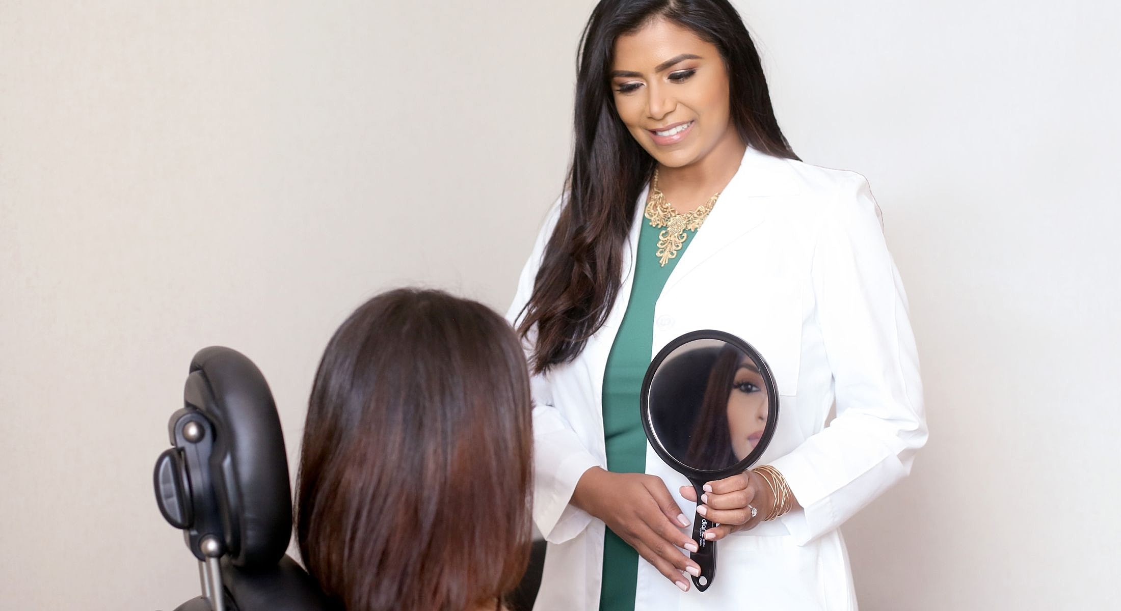 Dr. Swapna Gopathi, board-certified anti-aging and cosmetic physician in Houston, Texas, Director of Medical Aesthetics at Body by Ravi