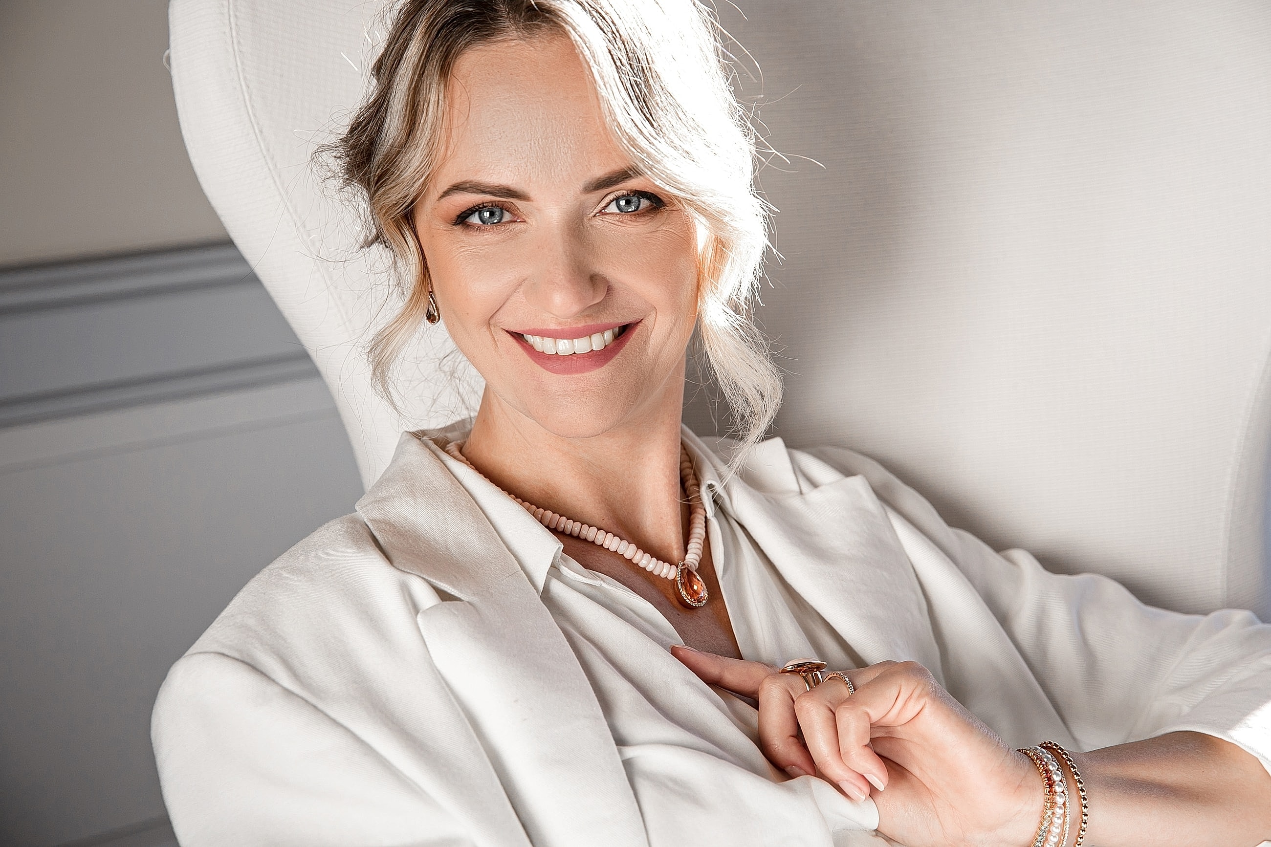 Houston Juvederm model with red hair