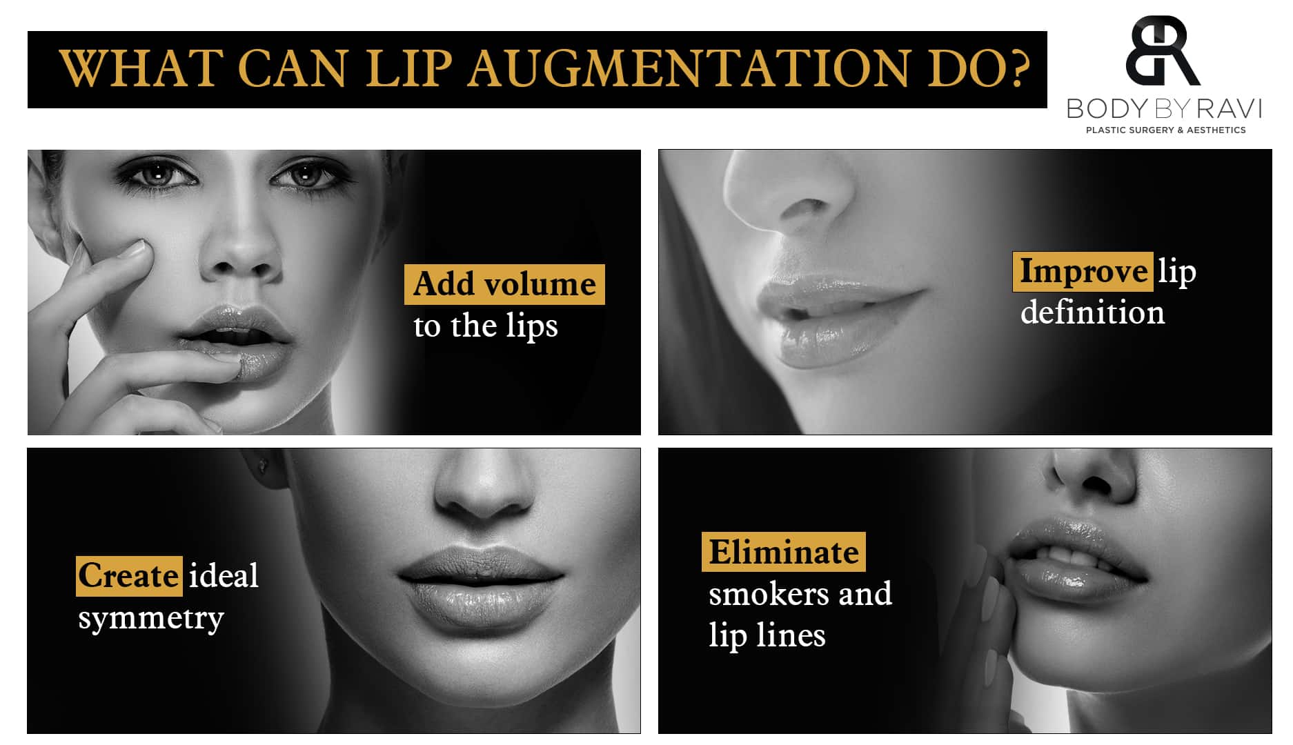 Infographic: What can lip augmentation do?
