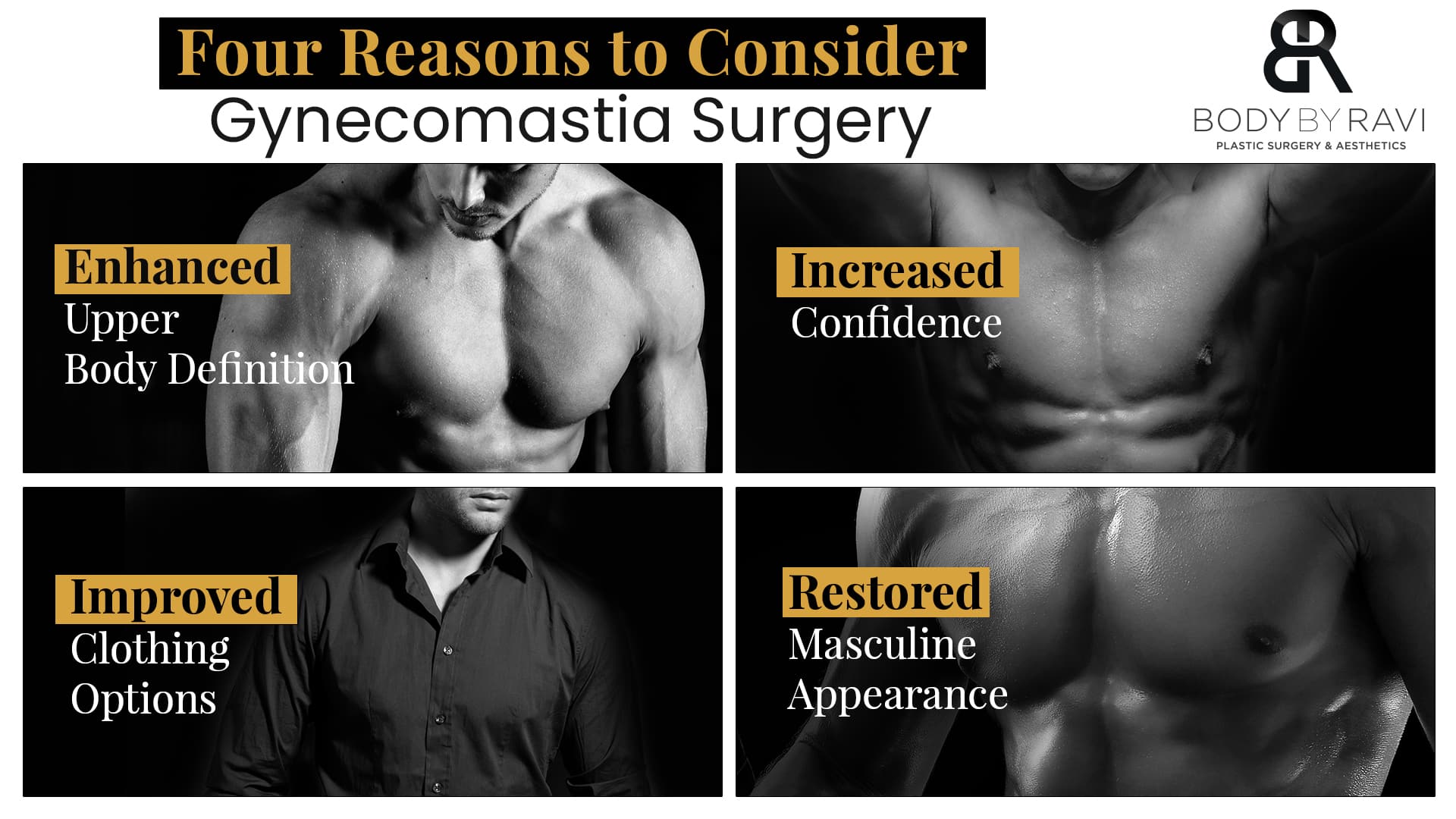 Infographic: Four reasons to consider male breast reduction